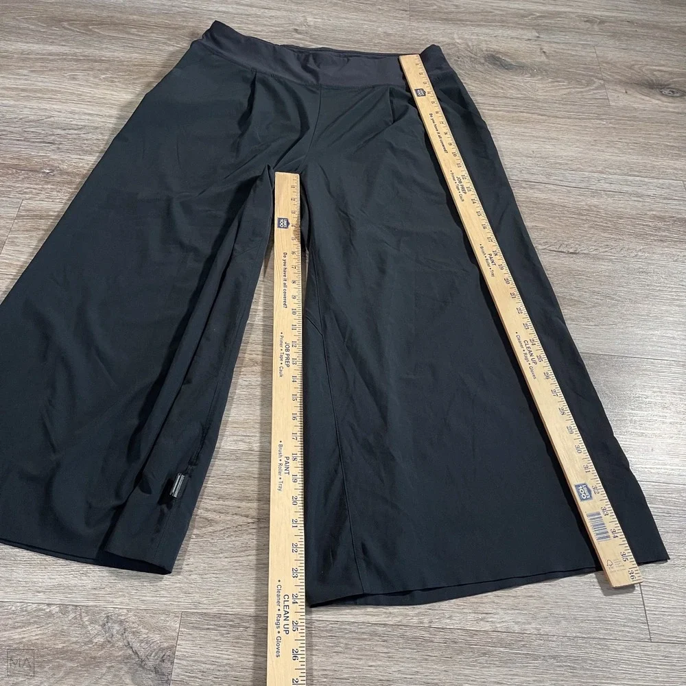Title Nine Women's Pants Round Trip Wide Leg Crop Outdoor Athleisure L Black - Picture 6 of 9